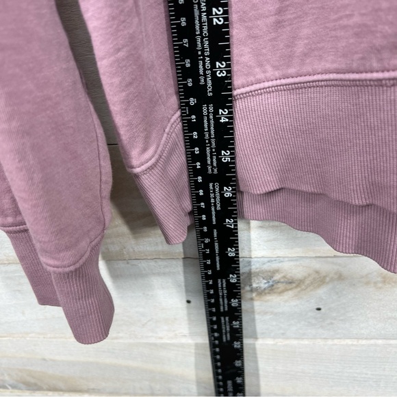 Athleta Mindset Sweatshirt Womens Large Pink Long Sleeve Pullover Athleisure - Picture 9 of 9